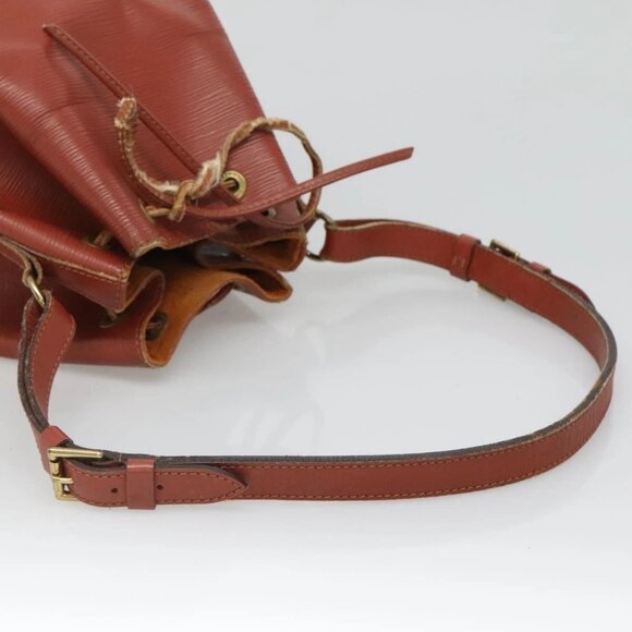 LOUIS VUITTON Epi Petit Noe Shoulder Bag Brown M44103 LV Auth BA3501 - Picture 8 of 16